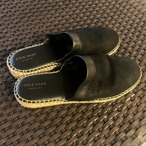 Cole Haan Grand.OS Cloudfeel slip on mules espadrilles size 9B - Picture 6 of 10